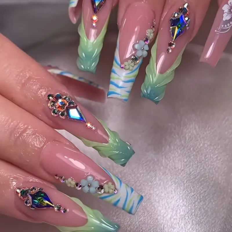 TROPICAL GYAL ~ COFFIN LONG SET